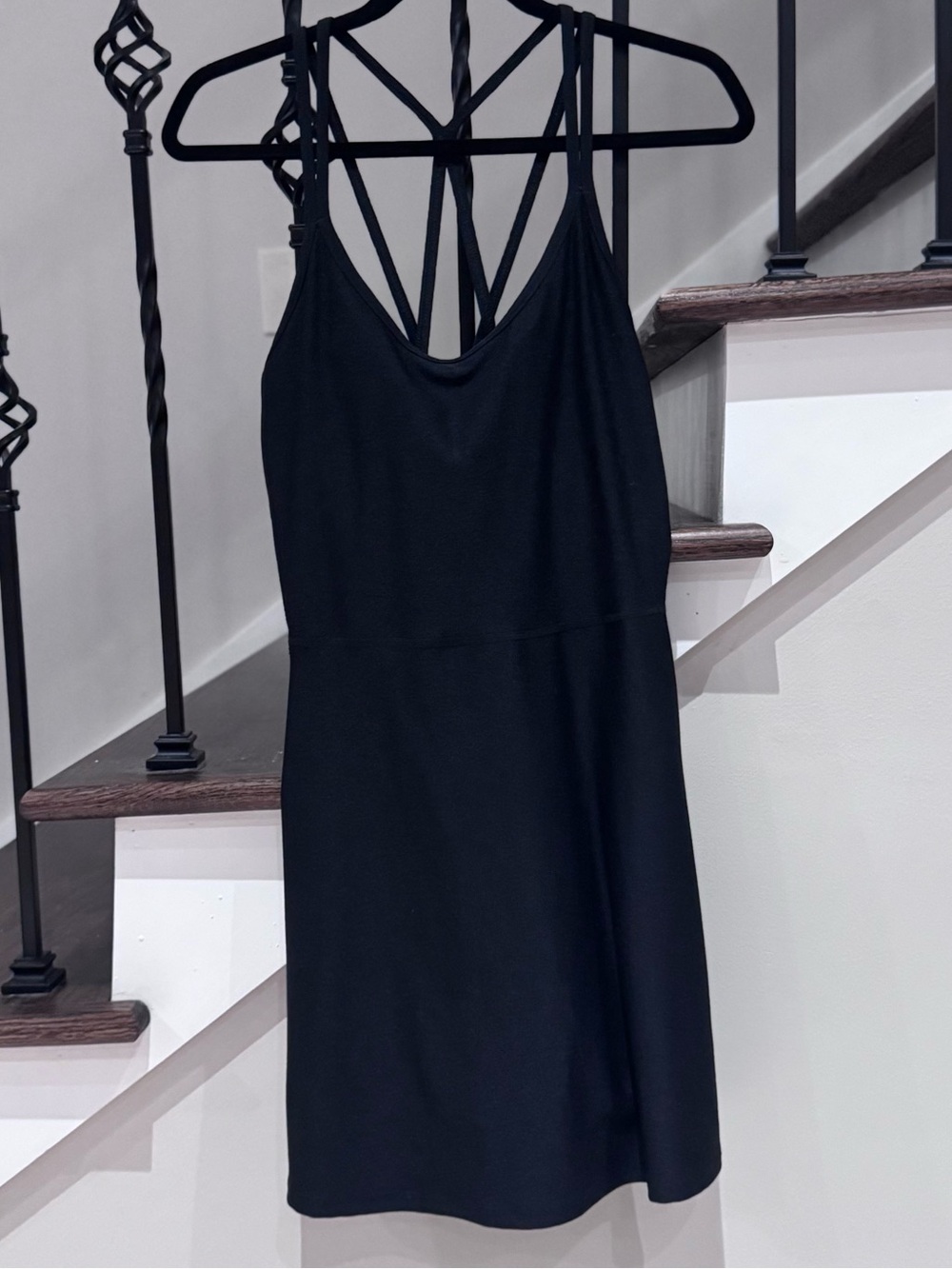 Old Navy Black Strappy Mini Dress